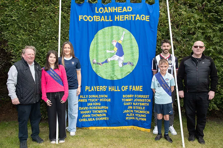 Loanhead Football Hall of Fame with Peter Frame, Chelsea Cornet, Ryan Flynn