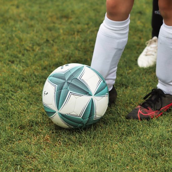 shinpad kid with ball