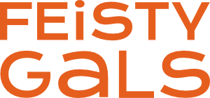 Feisty Gals logo-orange